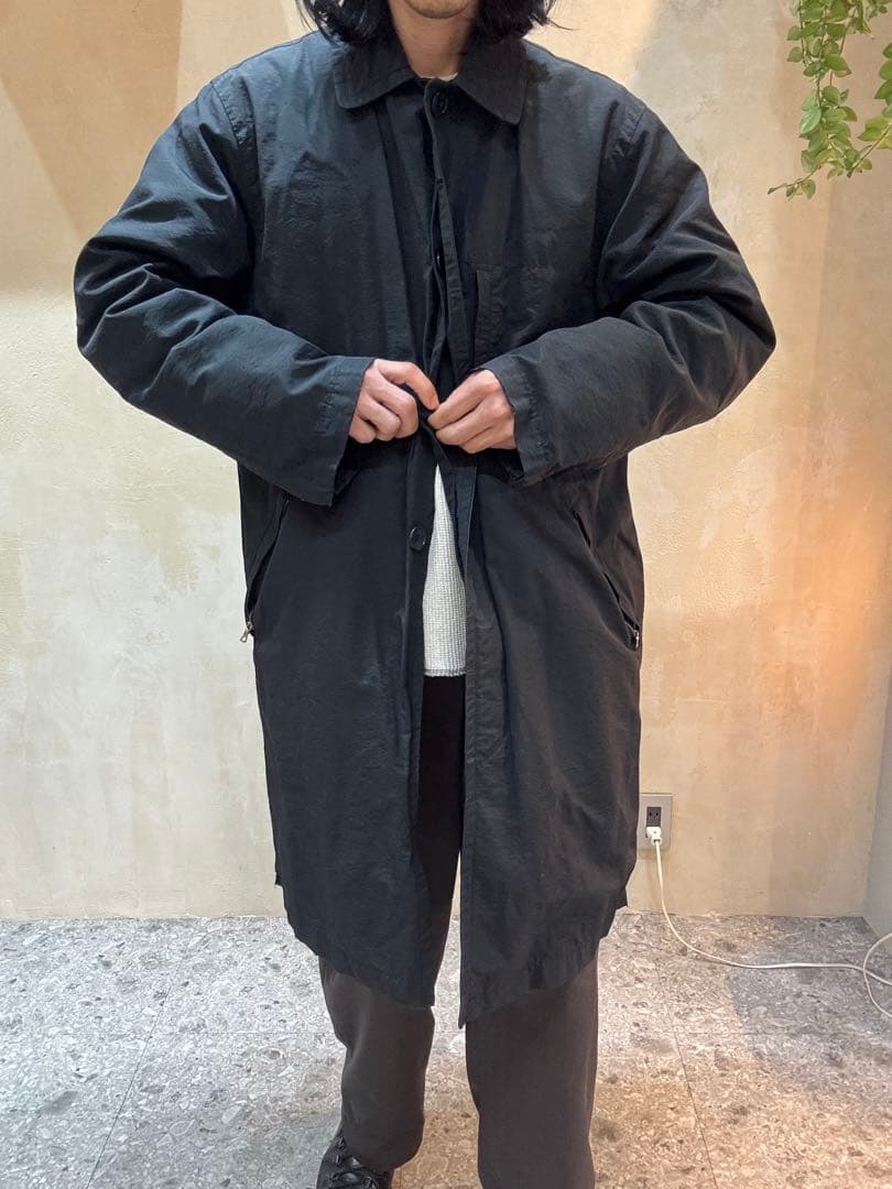 DKNY 90s ライナー付きコットンナイロンコート ブラック Lサイズ