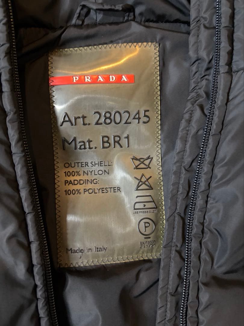 【美品】PRADA プラダスポーツ　ナイロンコート 40