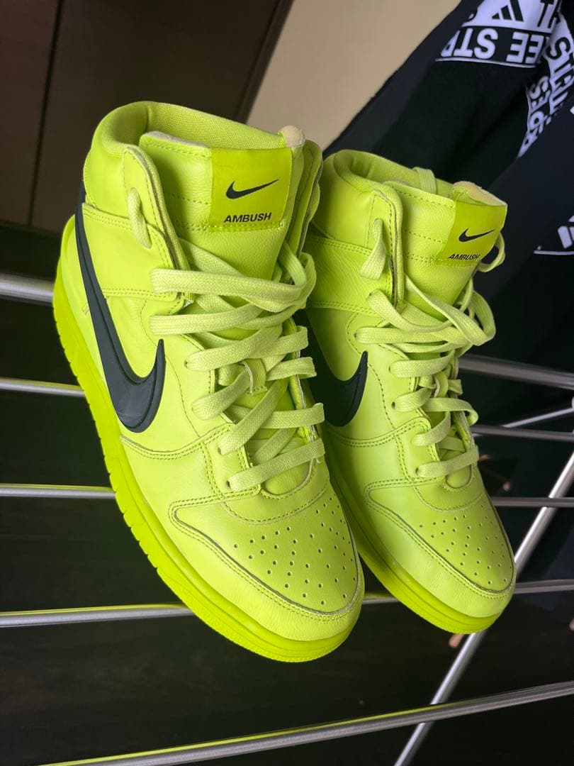 すぱいだーまん　アンブッシュ限定　Nike 蛍光イエローハイカット