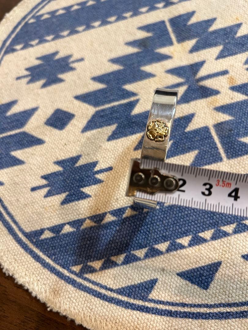 ゴローズ　ローズ　バングル　中古　平打