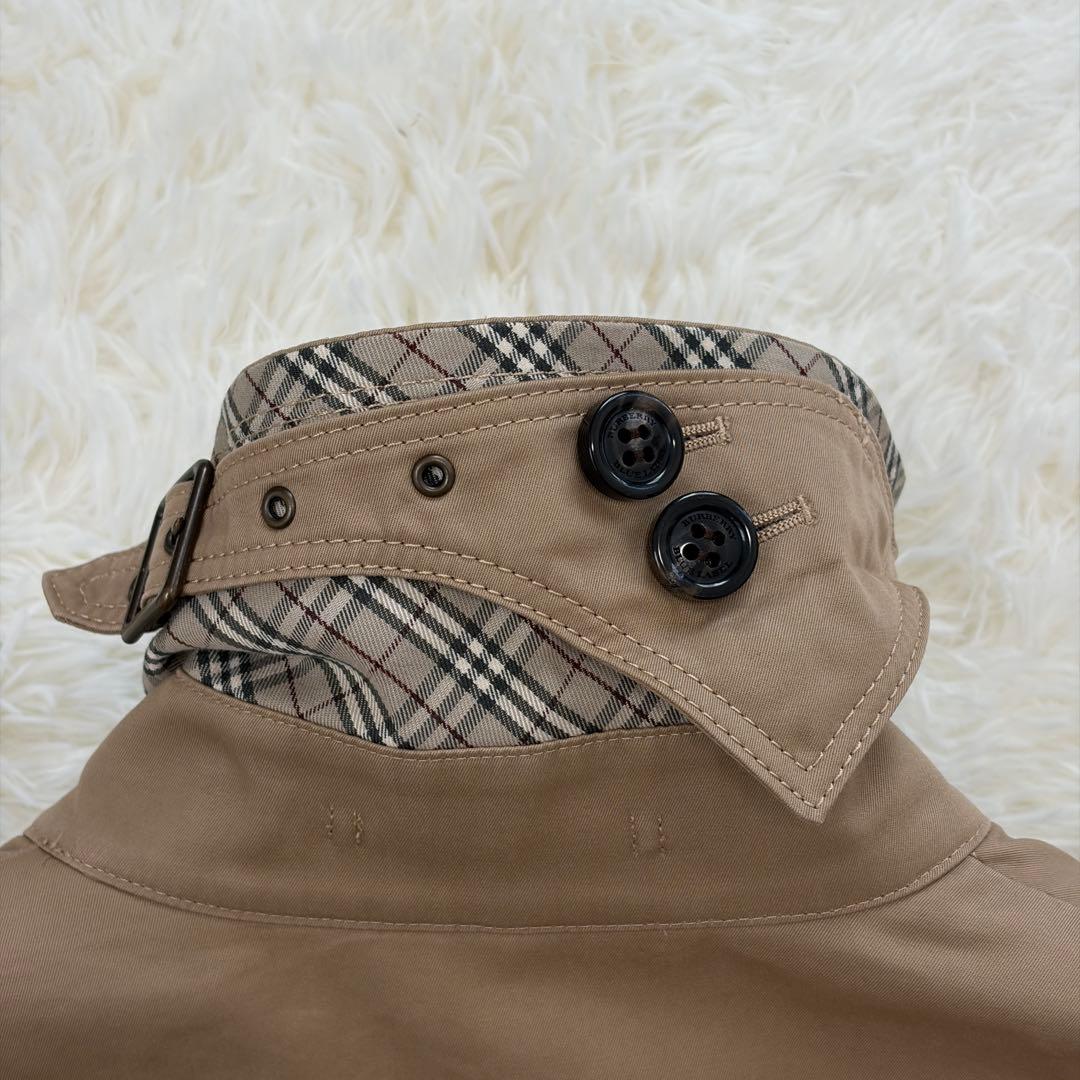 バーバリーブルーレーベル トレンチコート ノバチェック ライナー ベルト