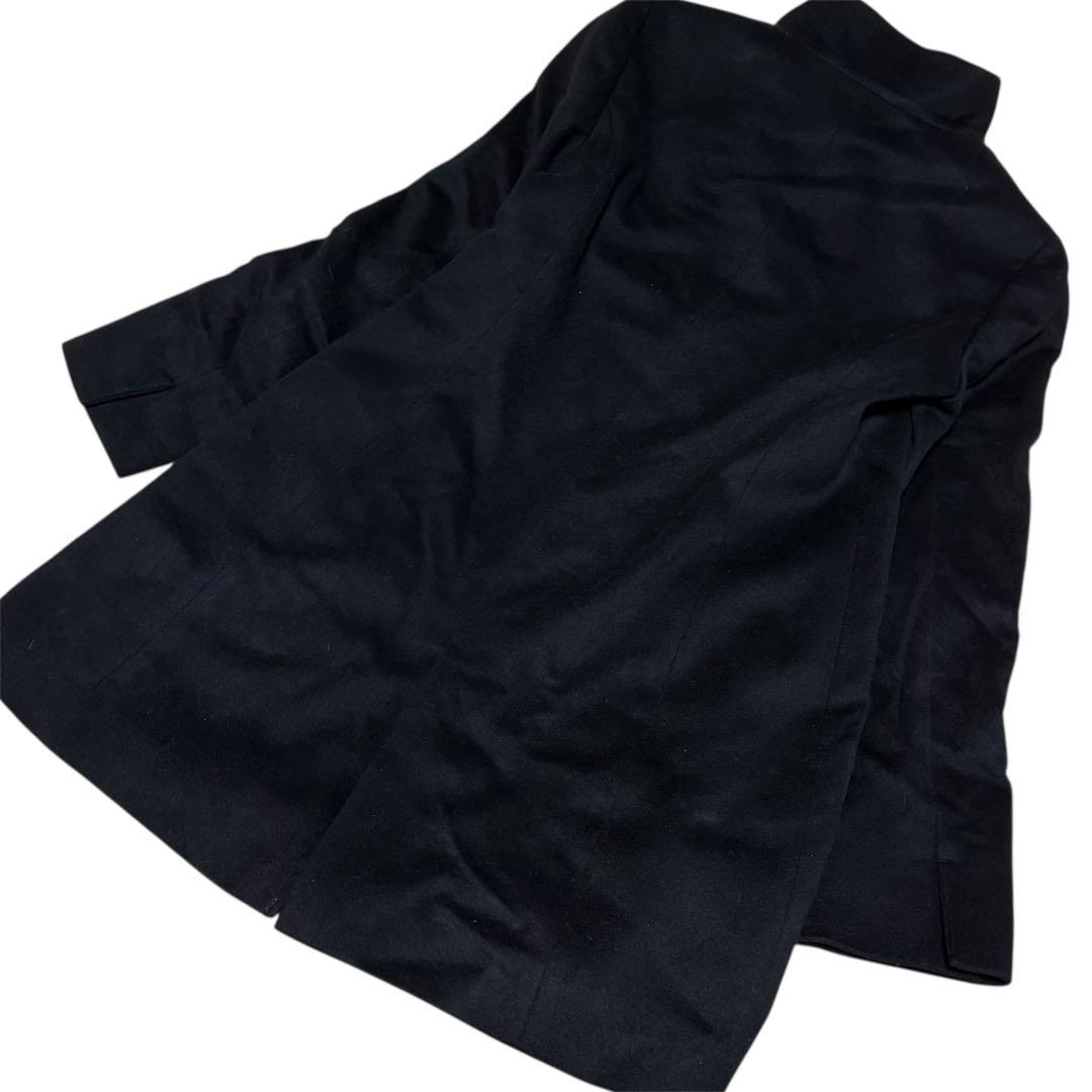 極美品　23区　カシミヤ100% ロングコート　ブラック 40 定価約5万円