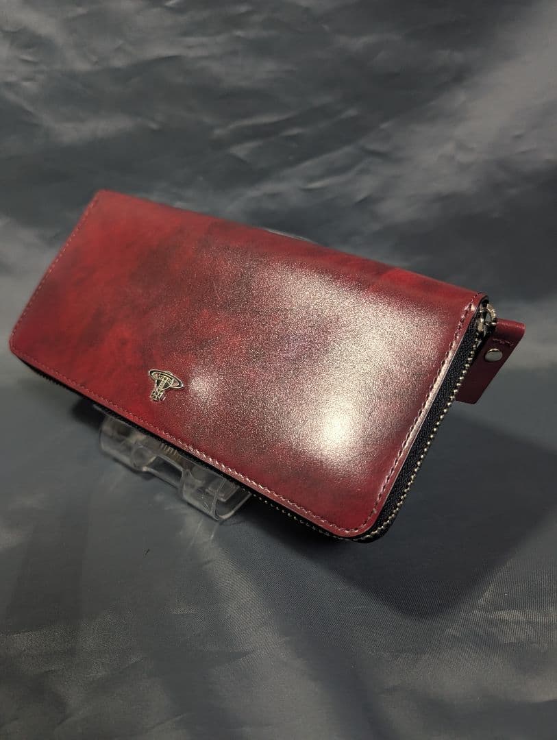 新品未使用Vivienne Westwoodラウンドファスナーバーガンディ長財布