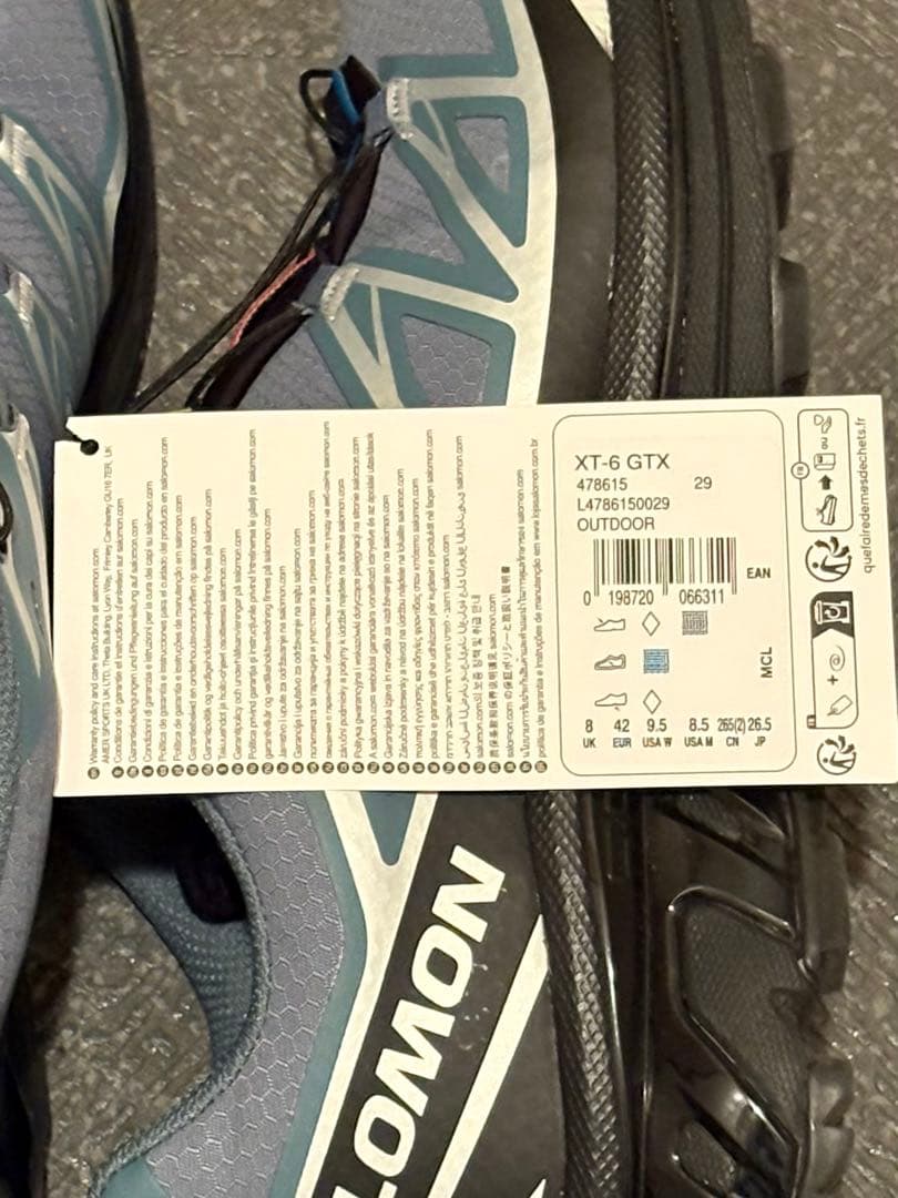 SALOMON XT-6 GTX GORE-TEX 25FW サロモン