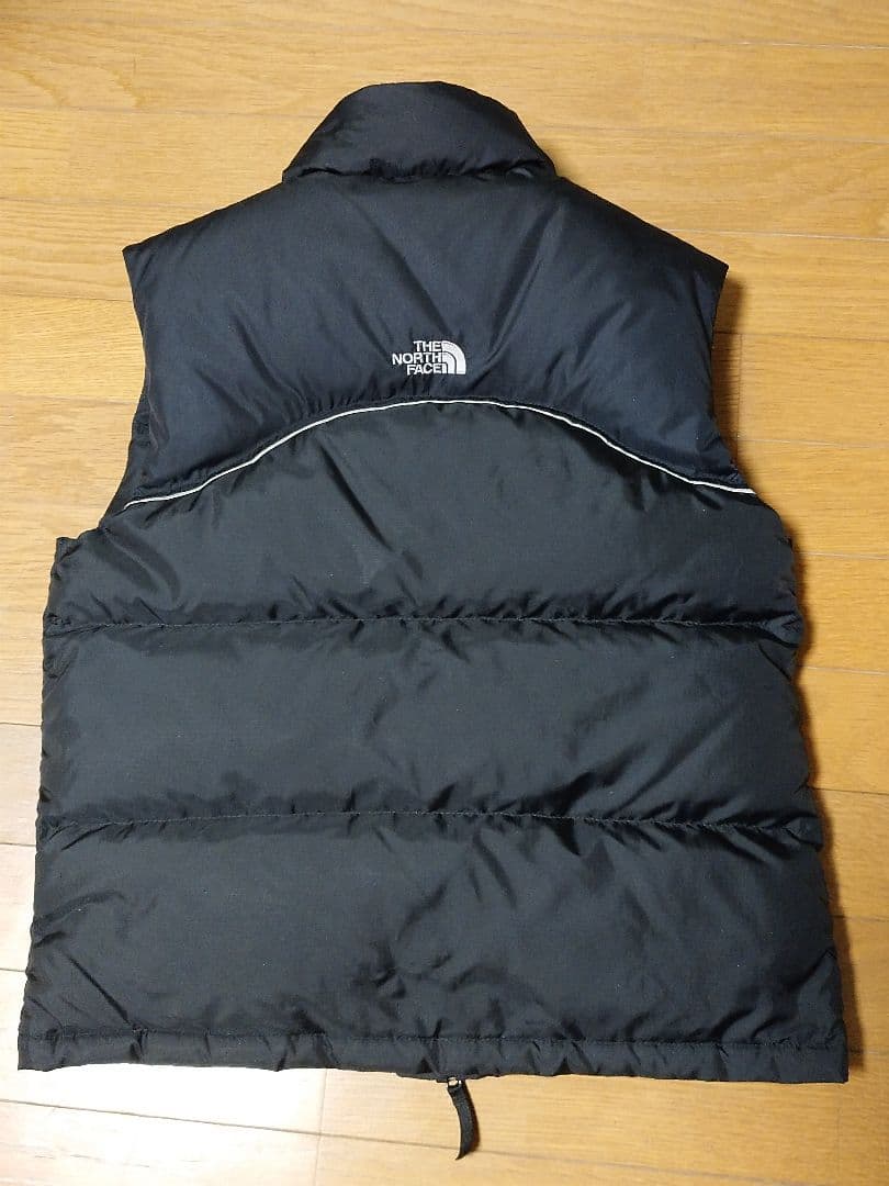 あらら様THENORTHFACEダウン600黒レディースMメンズ細めS美USED