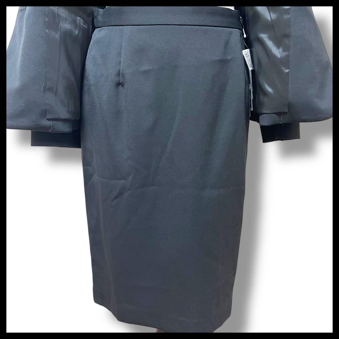 新品タグ付き　アンタイトル　スーツセットアップ 黒 L パンツスカート上下