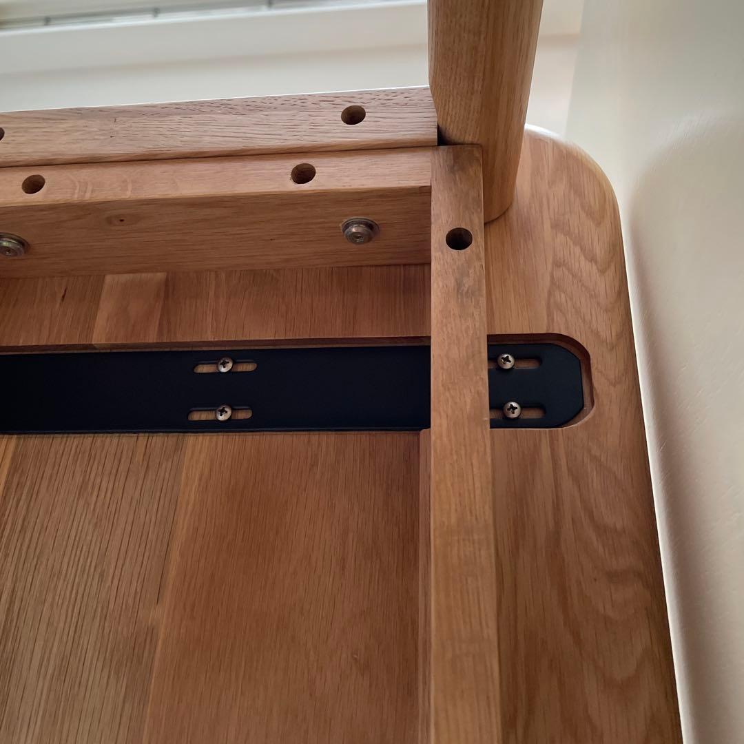 ACTUS 学習机セット① 木製ナチュラル机