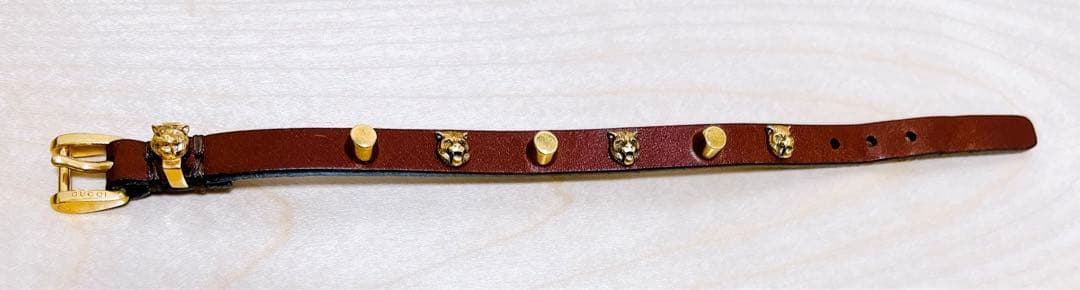 付属品有り◎キャットヘッド×スタッズ★ GUCCI ブレスレット