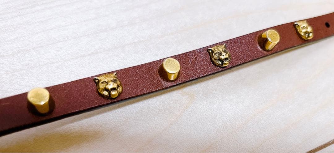付属品有り◎キャットヘッド×スタッズ★ GUCCI ブレスレット