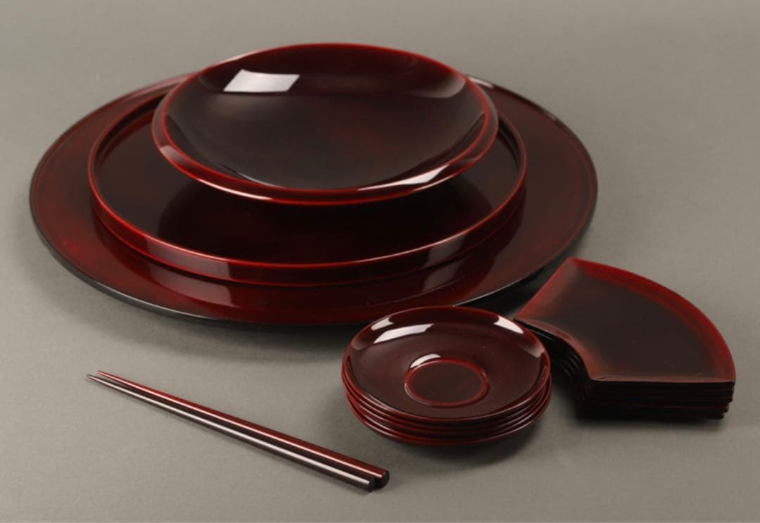 【未使用】90万円 慶塚 輪島塗り 溜塗 家庭画報