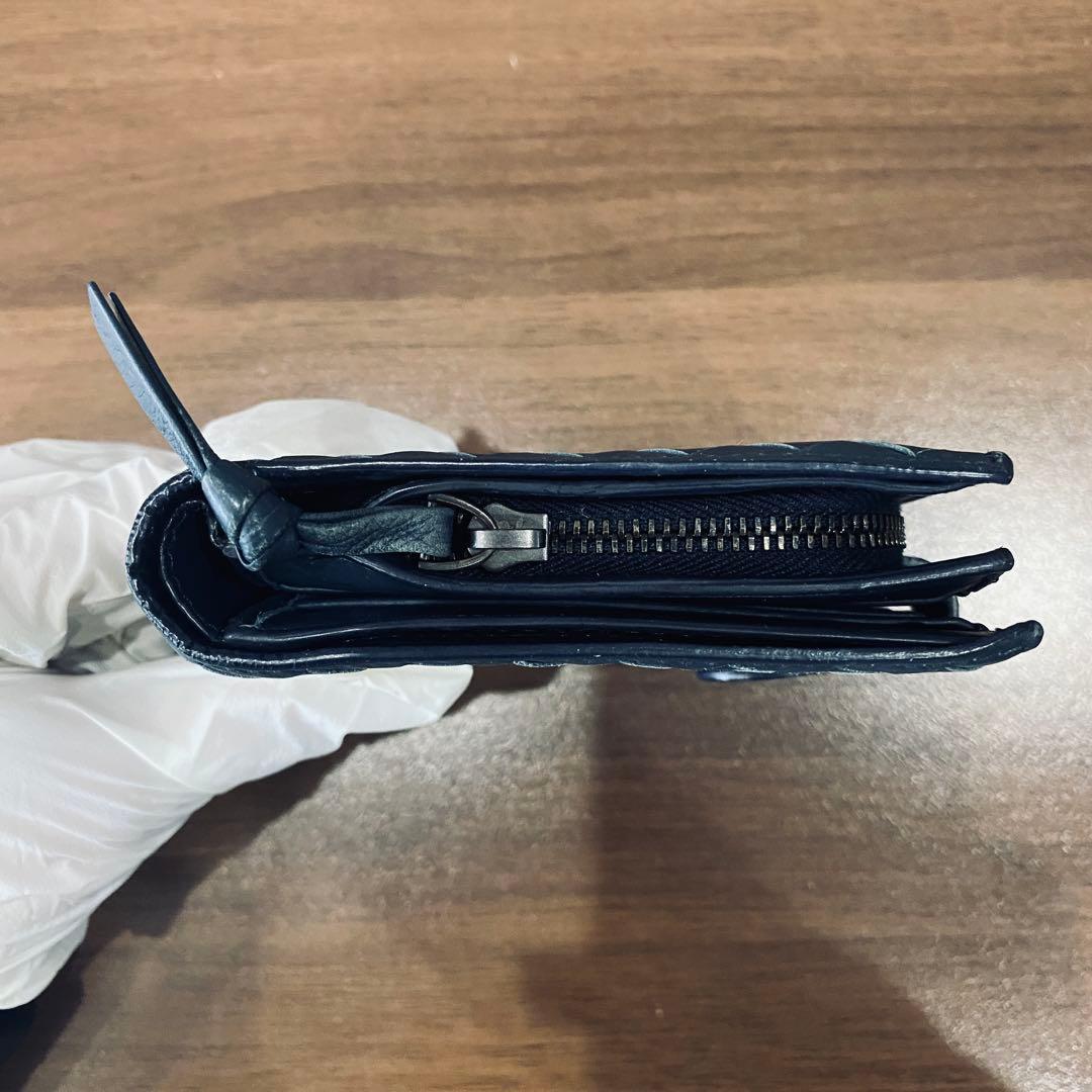 BOTTEGA VENETAボッテガヴェネタ イントレチャート二つ折り財布