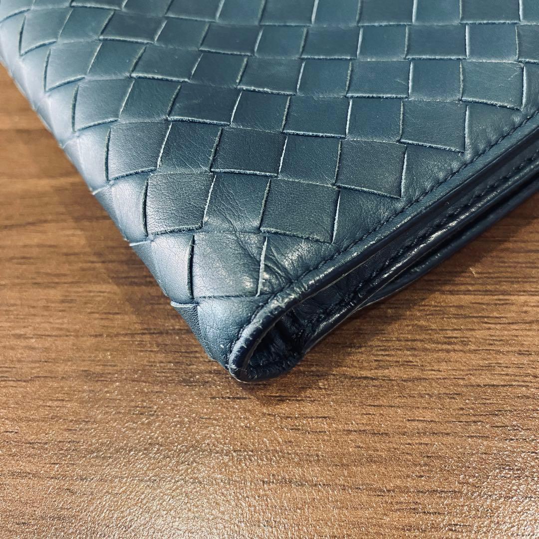 BOTTEGA VENETAボッテガヴェネタ イントレチャート二つ折り財布