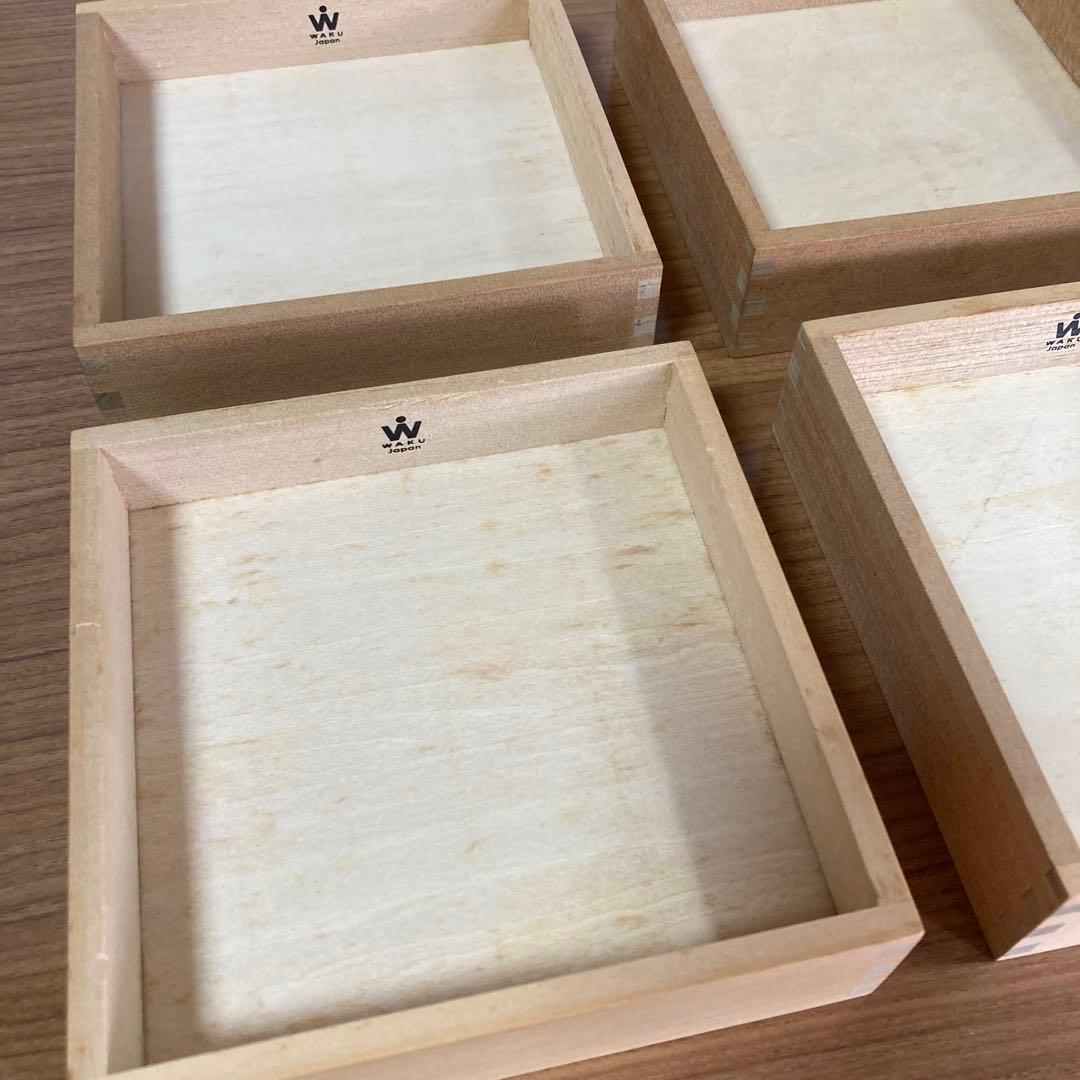 童具館 WAKU-BLOCK 30mm基尺積木、パターンケース 4×4 セット
