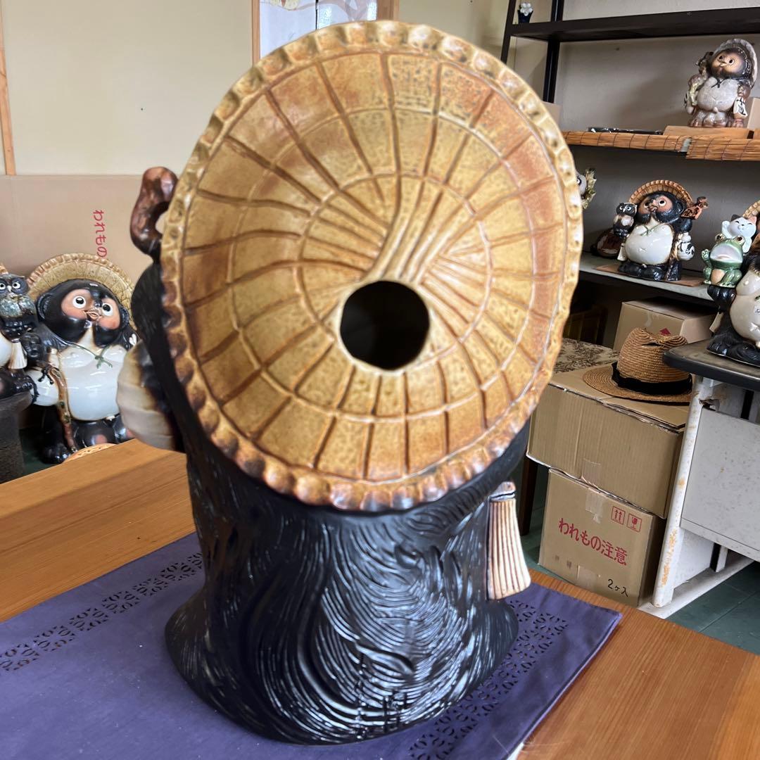 チョー縁起物❗信楽焼福狸  高さ４２cm