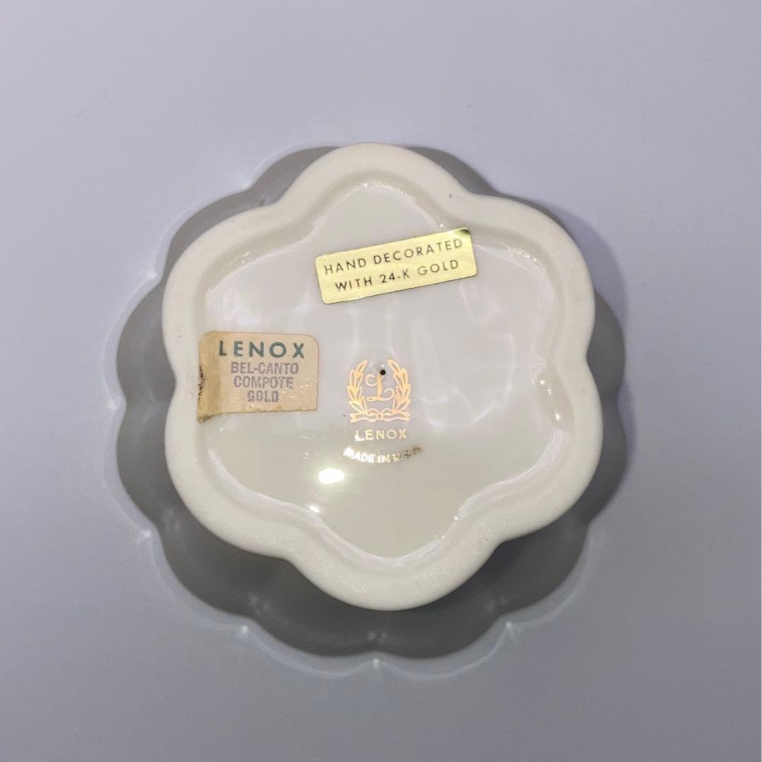 LENOX コンポート皿 24K BEL-CANTO COMPOTE GOLD