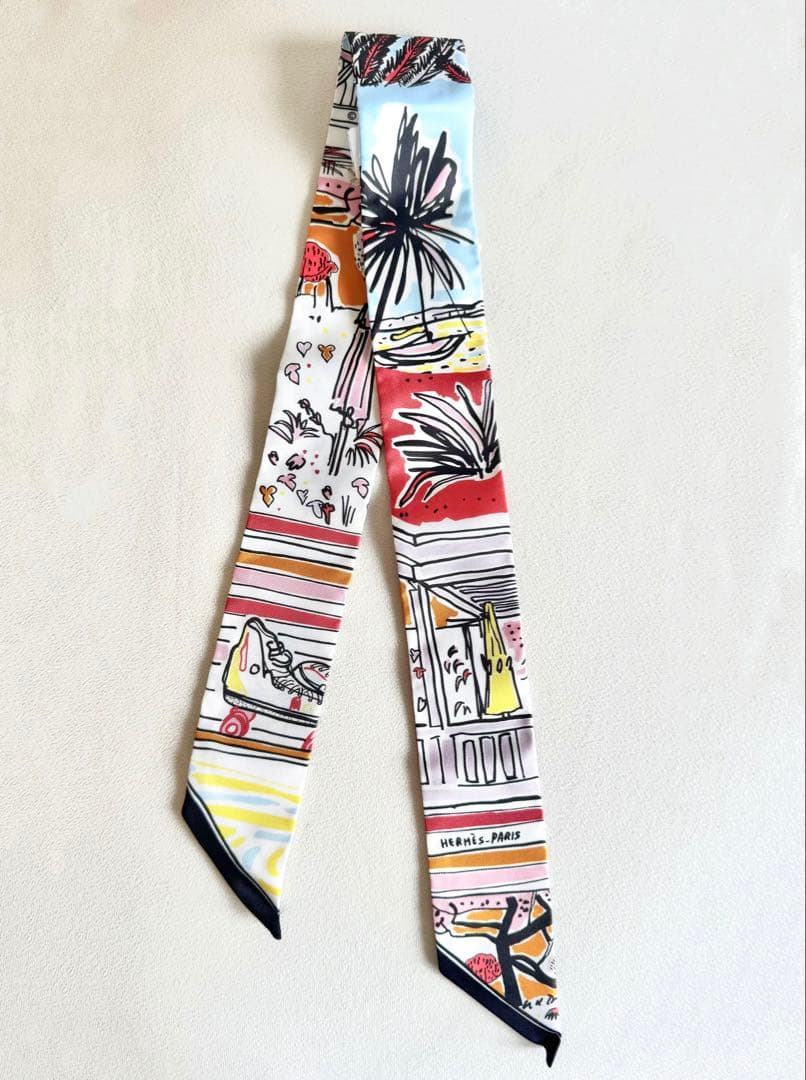 [新品] HERMESエルメス ツイリー RAYURES D'ETE