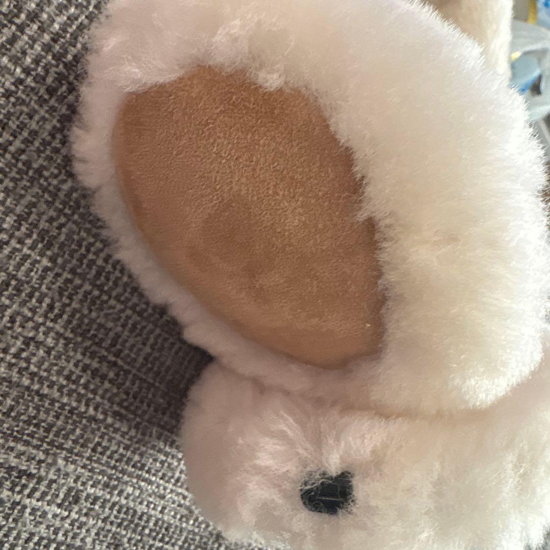 UGG フワフワファーイヤーマフ ベージュ