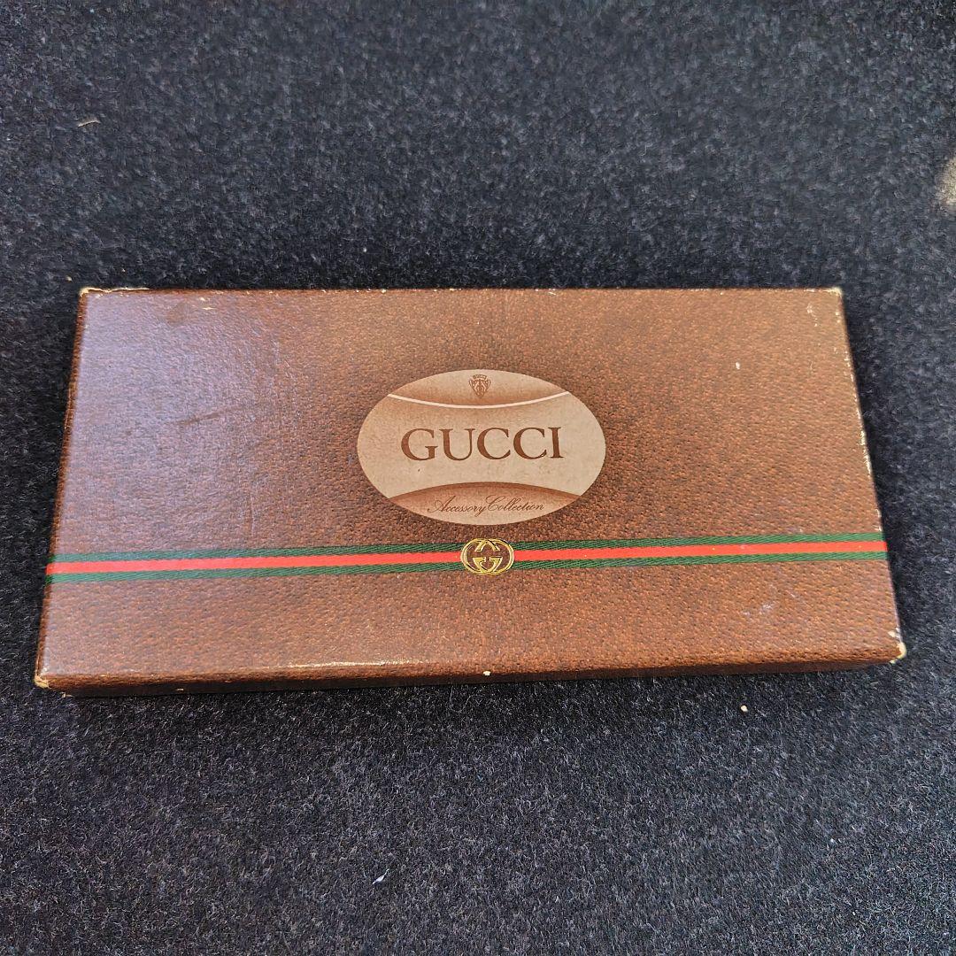 希少 箱付 オールドグッチ GUCCI キーリング カラビナ ゴールド