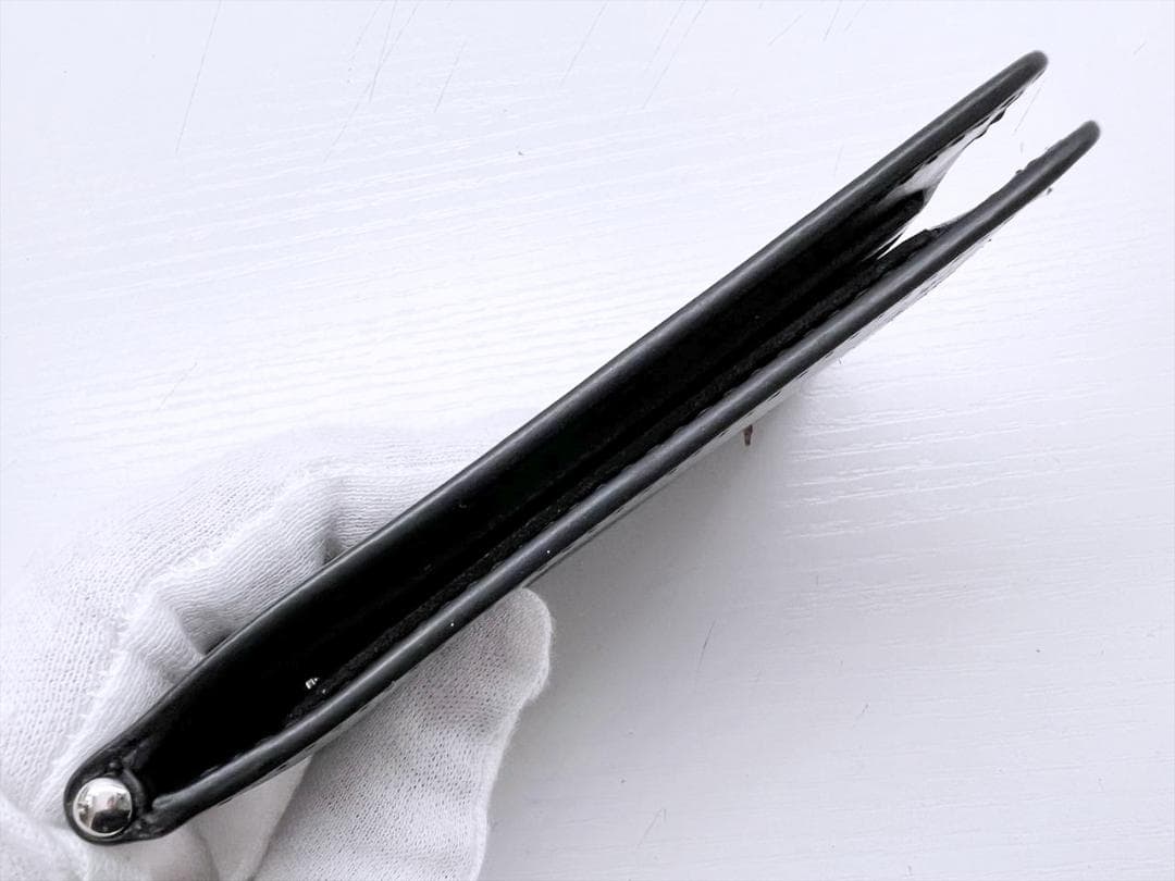 美品　ベルルッティ　アッサオ　スクリットレザー　ビルクリップ　マネークリップ