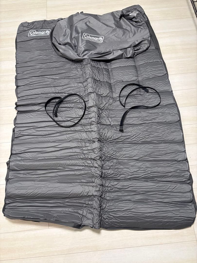 Colemanインフレーターマットハイピークダブルピロー2個セットモバイルポンプ