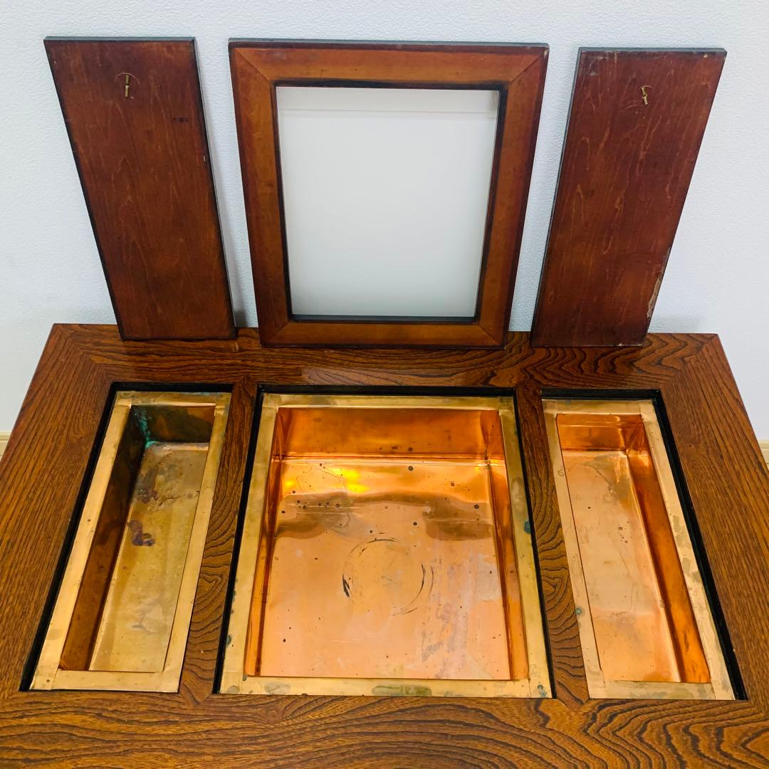 高級 囲炉裏　テーブル　昭和レトロ アンティーク　古民家 家具 長火鉢