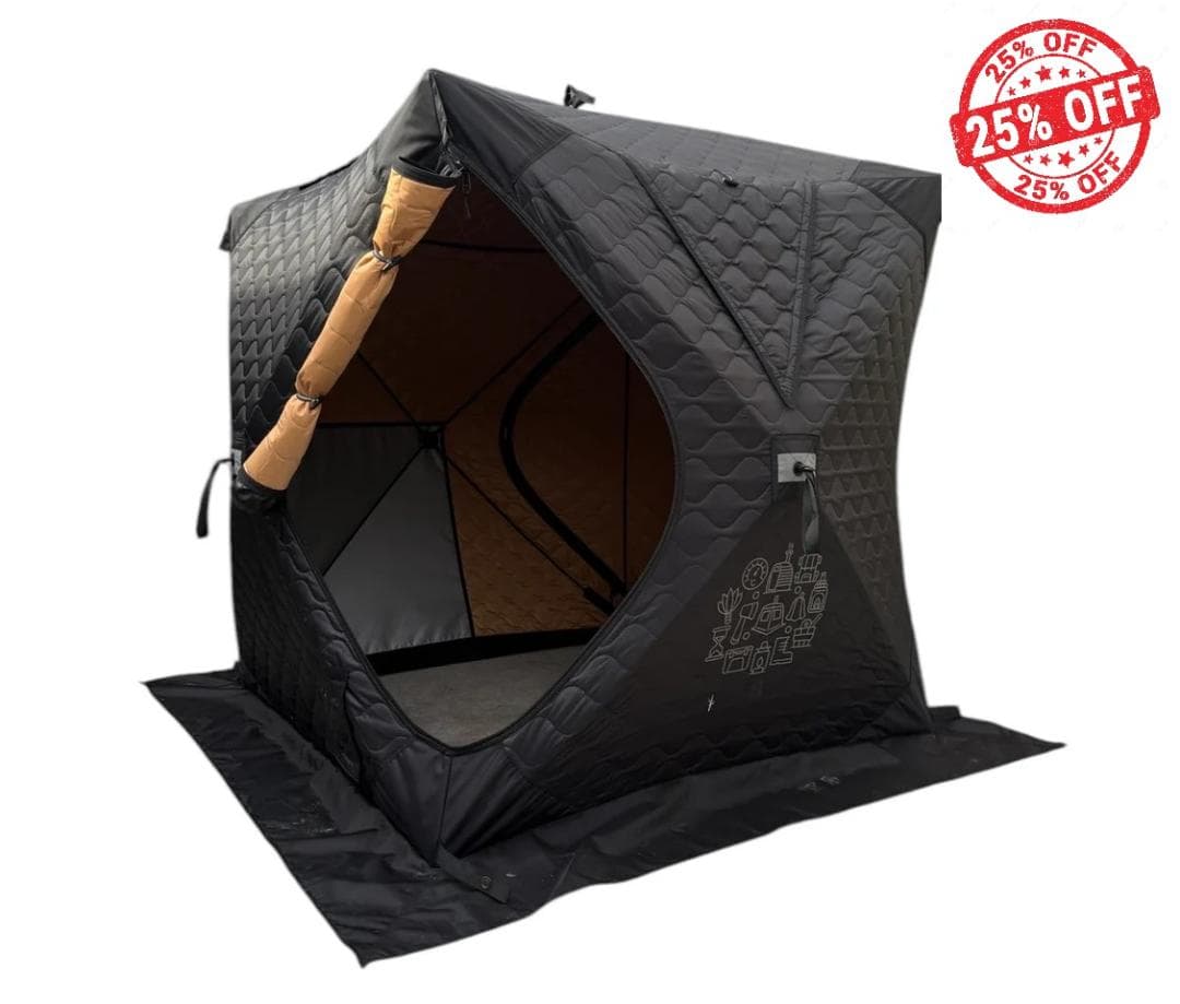 【アウトレット】AMBER サウナテントミニ2　HxGN BLACK１人～２人用
