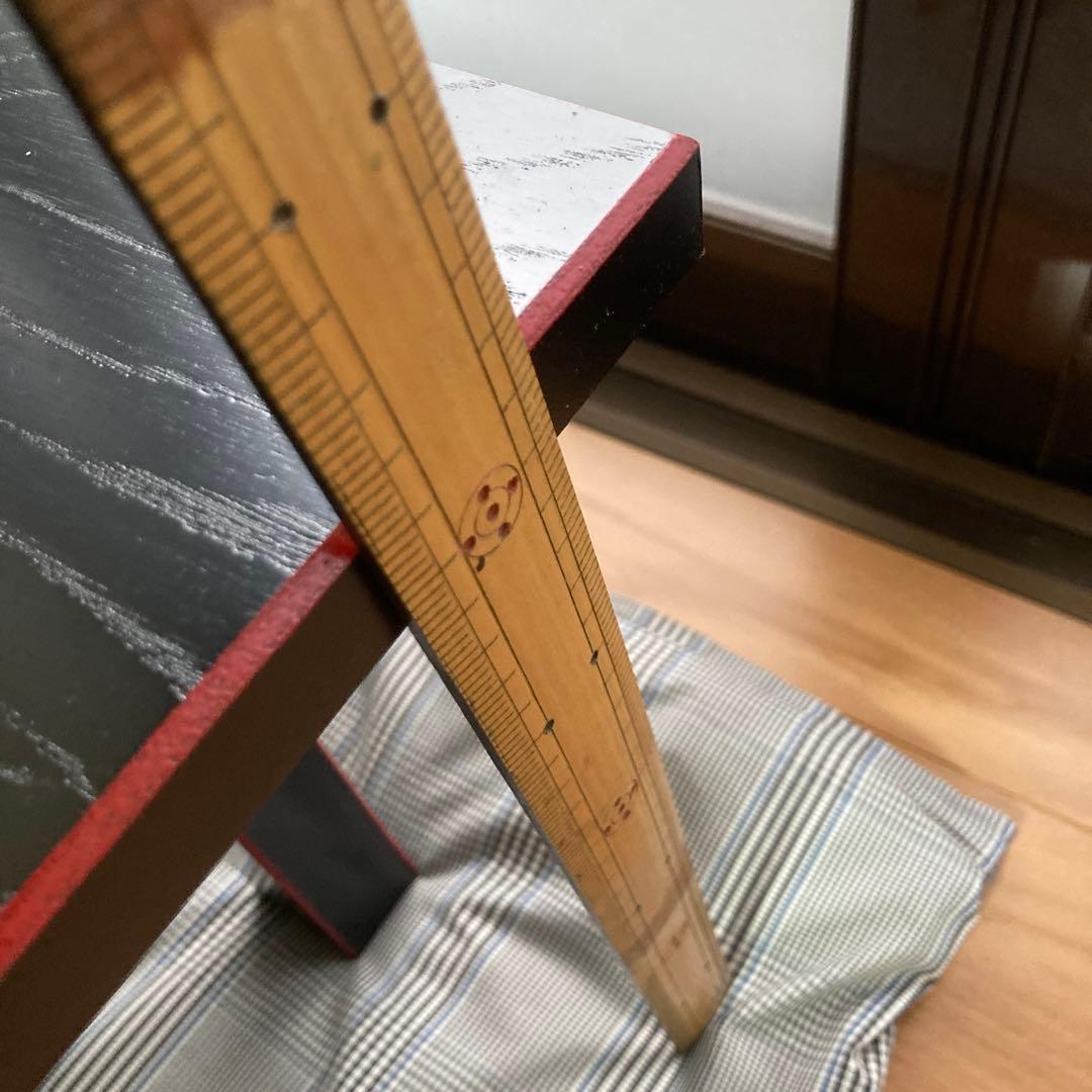新二月堂型 木製座卓 黒　新品