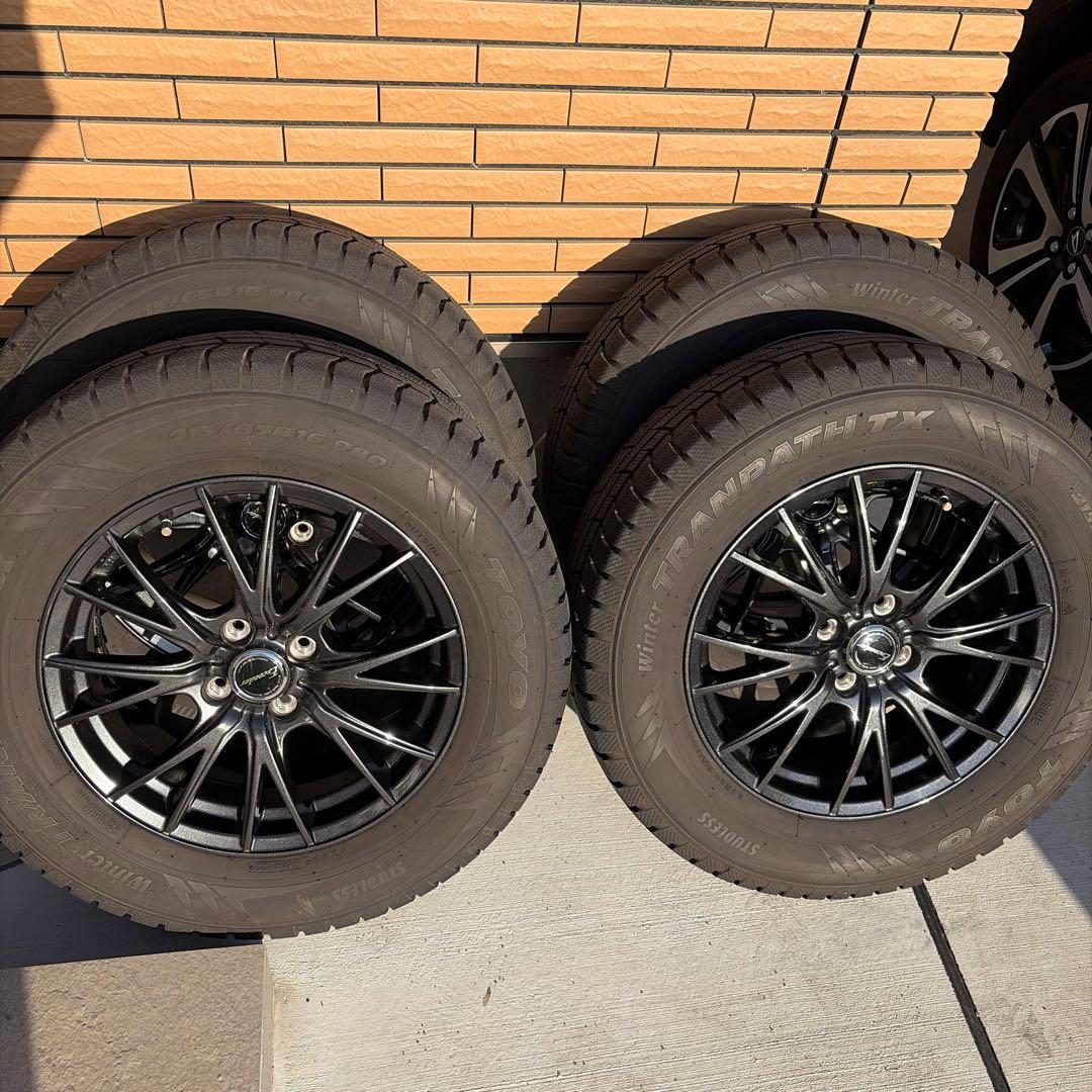 ライズ/ロッキー/レックス　スタッドレス4本セット　4h