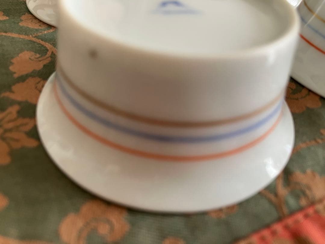 深川製磁　笹の柄 お刺身などの皿　のぞき 希少