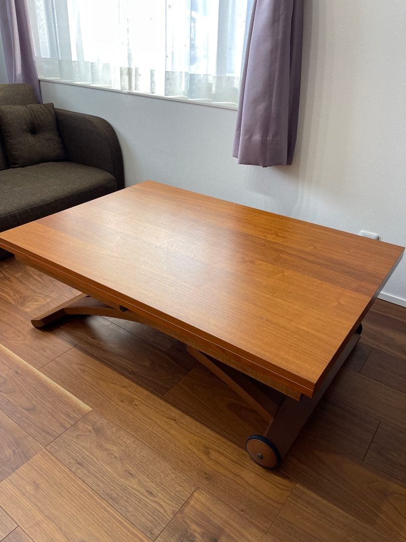 CALLIGARIS マスコッティ　木製 昇降式テーブルリビングテーブル　完成品