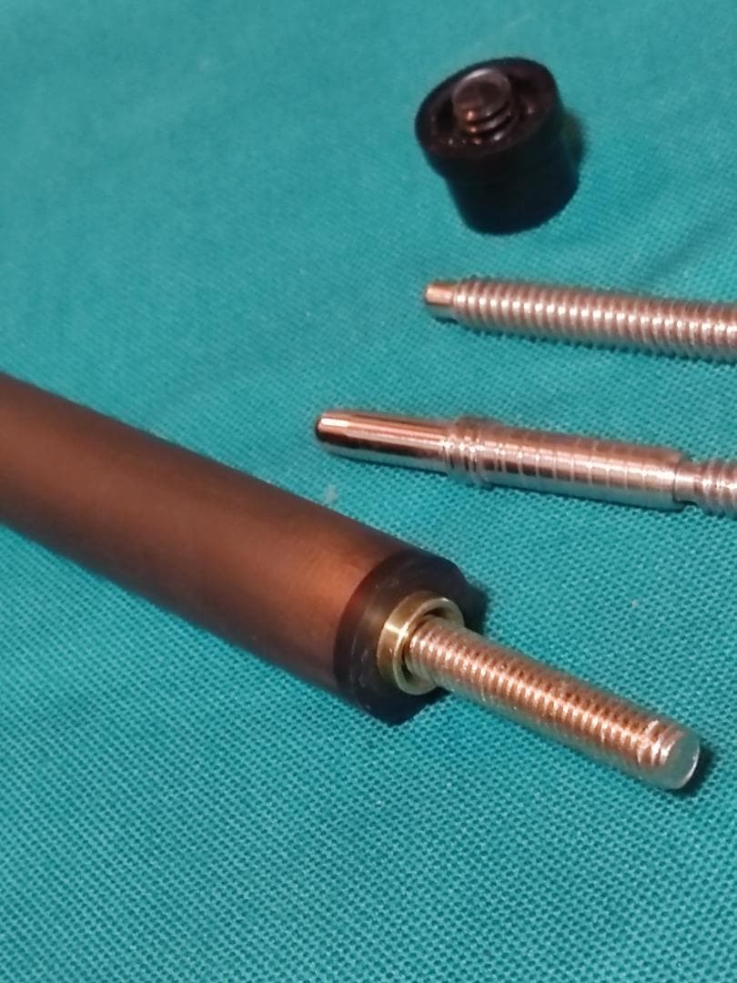 【新品】ブレイク・ジャンプ用カーボンシャフト　13ｍｍ　ユニロックマルチ　白座