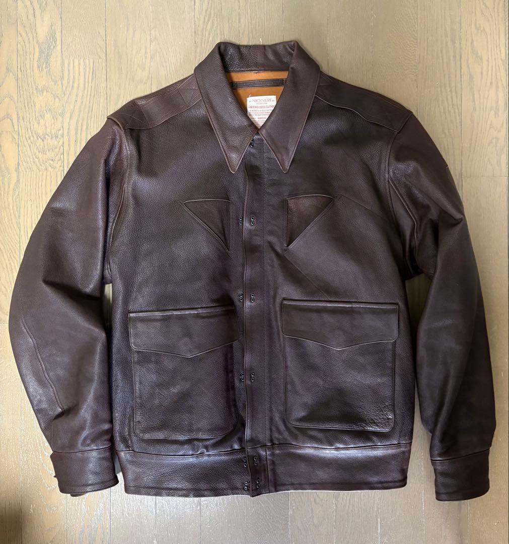 ナイスネス NICENESS FLASH A-2 JACKET Lサイズ