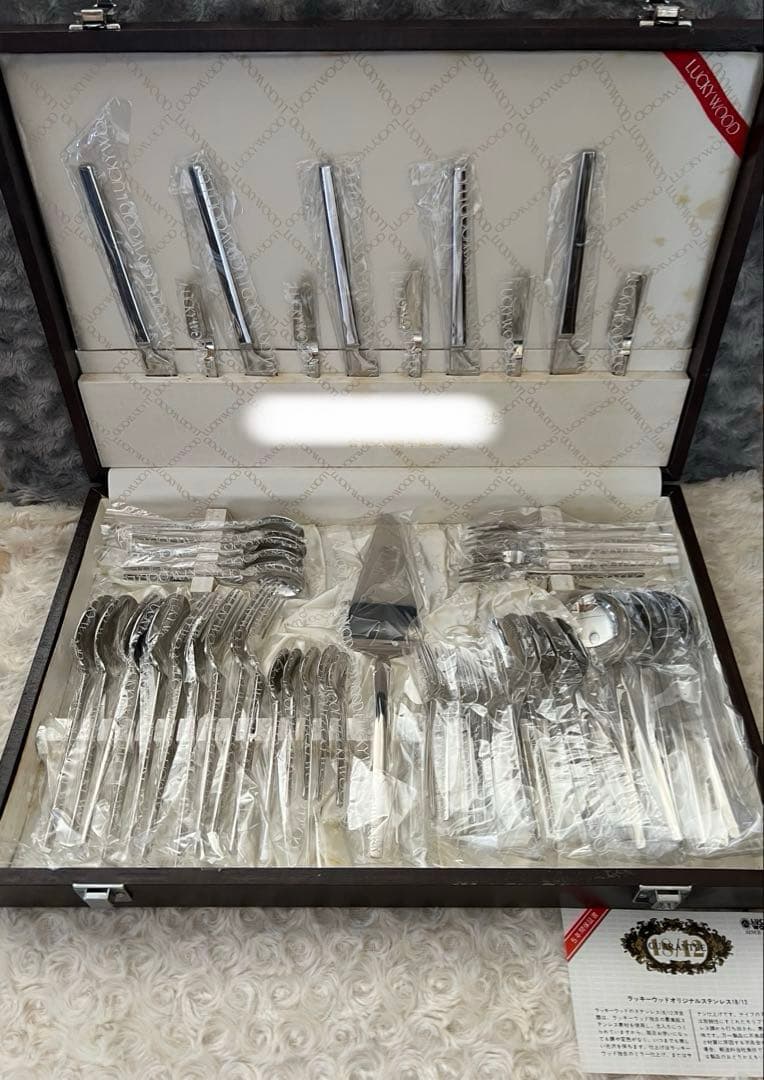 ラッキーウッド　カトラリーセット　スカンジナビア　ディナーセット〈51本セット〉