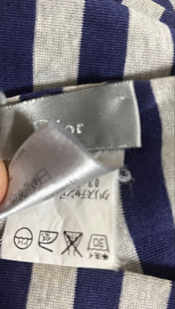 Dior homme 05ss beck期 ボーダー　ストール マフラー　エディ