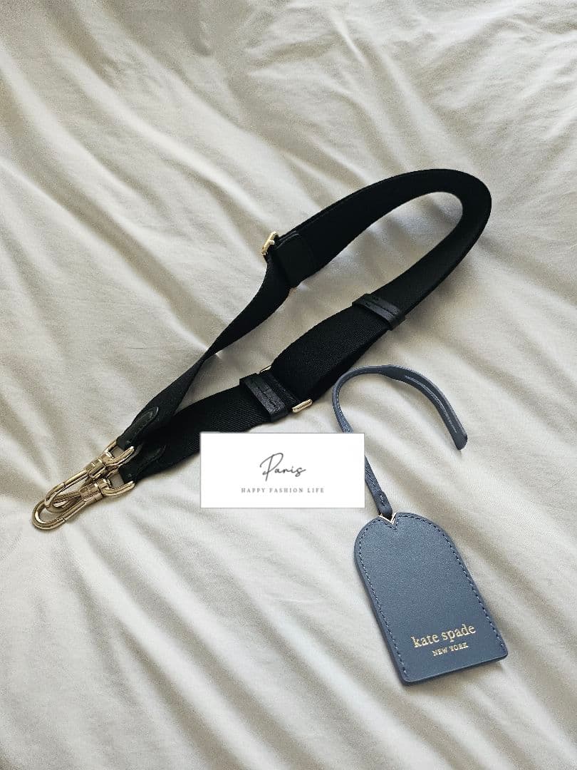 【kate spade】 ハウンドトゥース トートバッグ