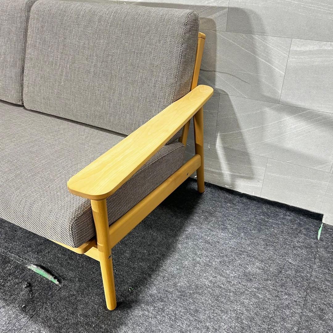 karimoku ソファ 布張り 3人掛け おしゃれ 家具 d5046 カリモク