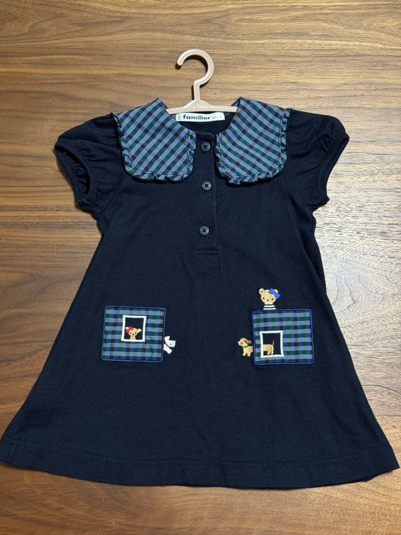 ☆現行品☆ファミリア　ワンピース　セーラー襟