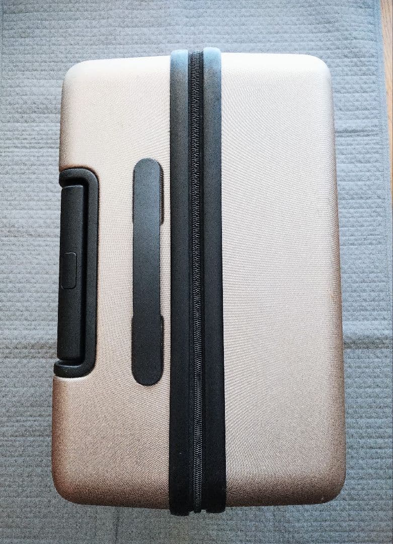 無印良品 MUJI バーを自由に調節できるハードキャリーケース 75L ベージュ