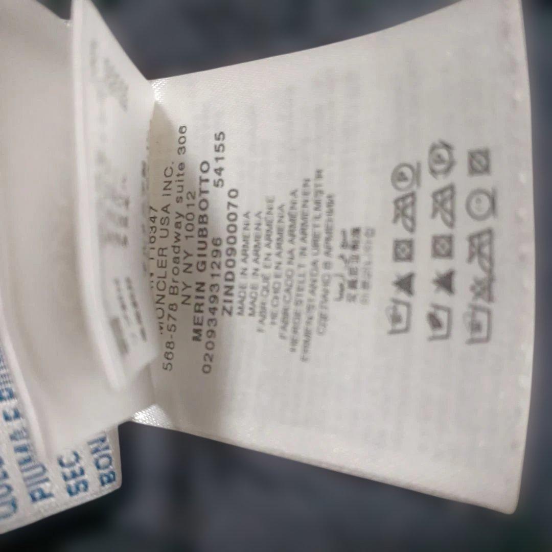 MONCLERブラックロングコートサイズ0(国内正規品)