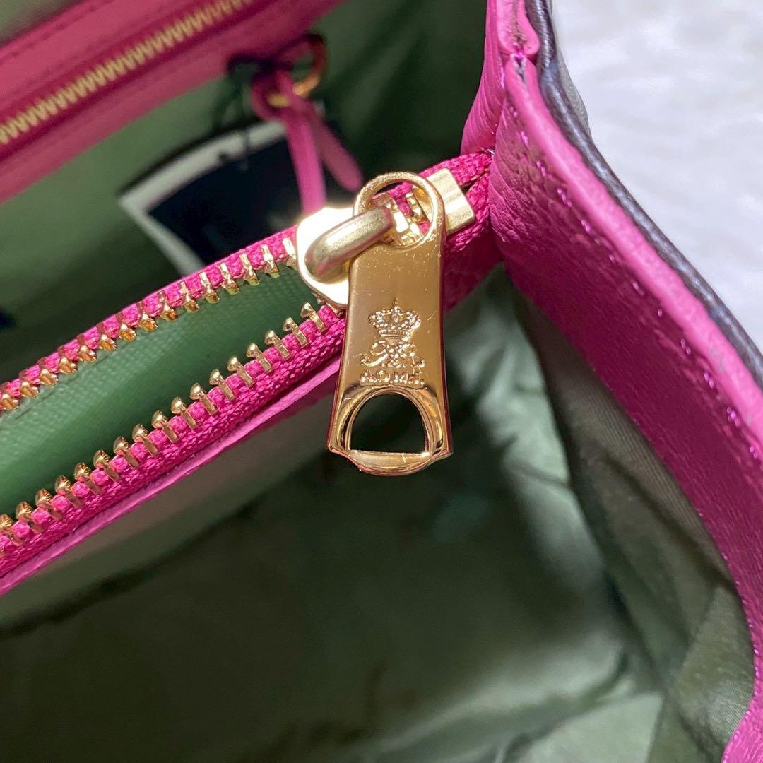 新品タグ付✨A.D.M.J.トートバッグクロコ型押し焦茶×内マルチカラー付属品⭕️