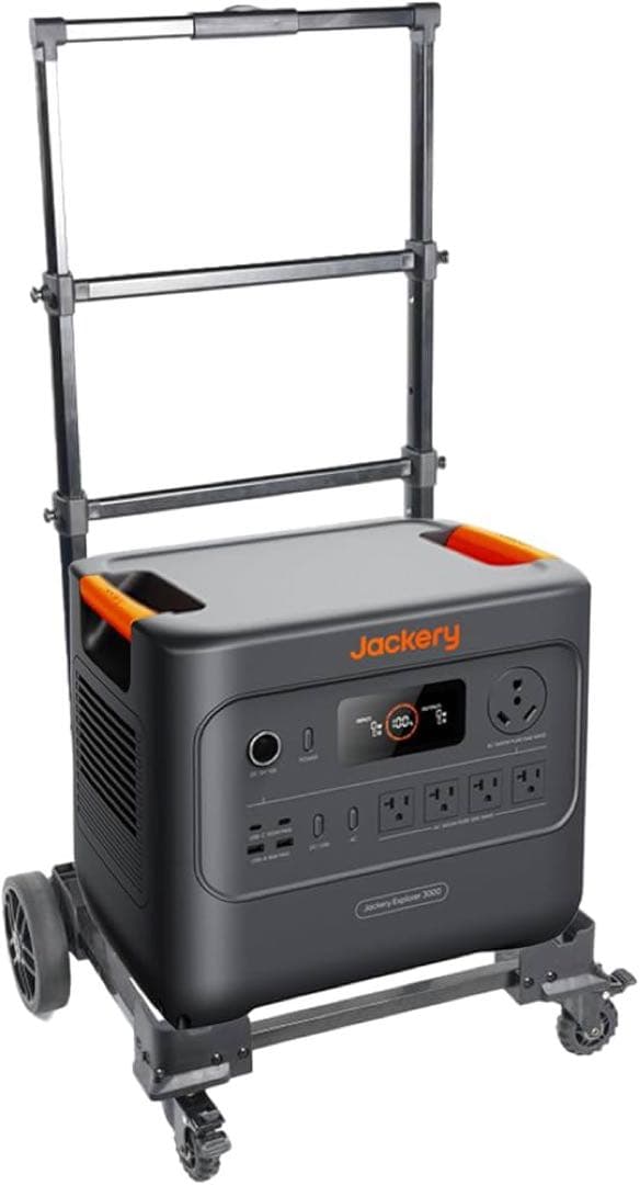 ポータブル電源3000new 専用キャリーカート付き