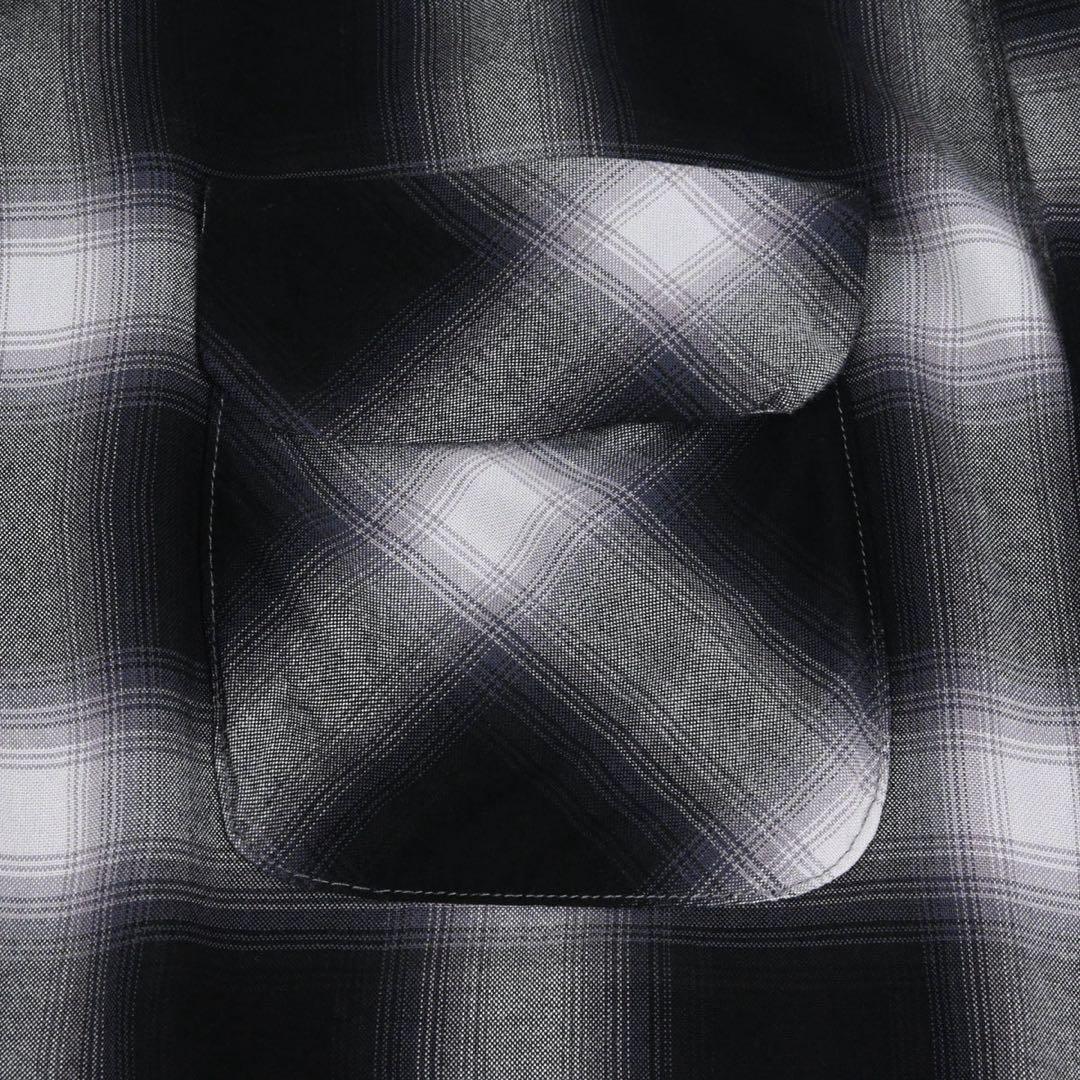 トップス FOREMOST SHADOW PLAID LAYON SHIRT M