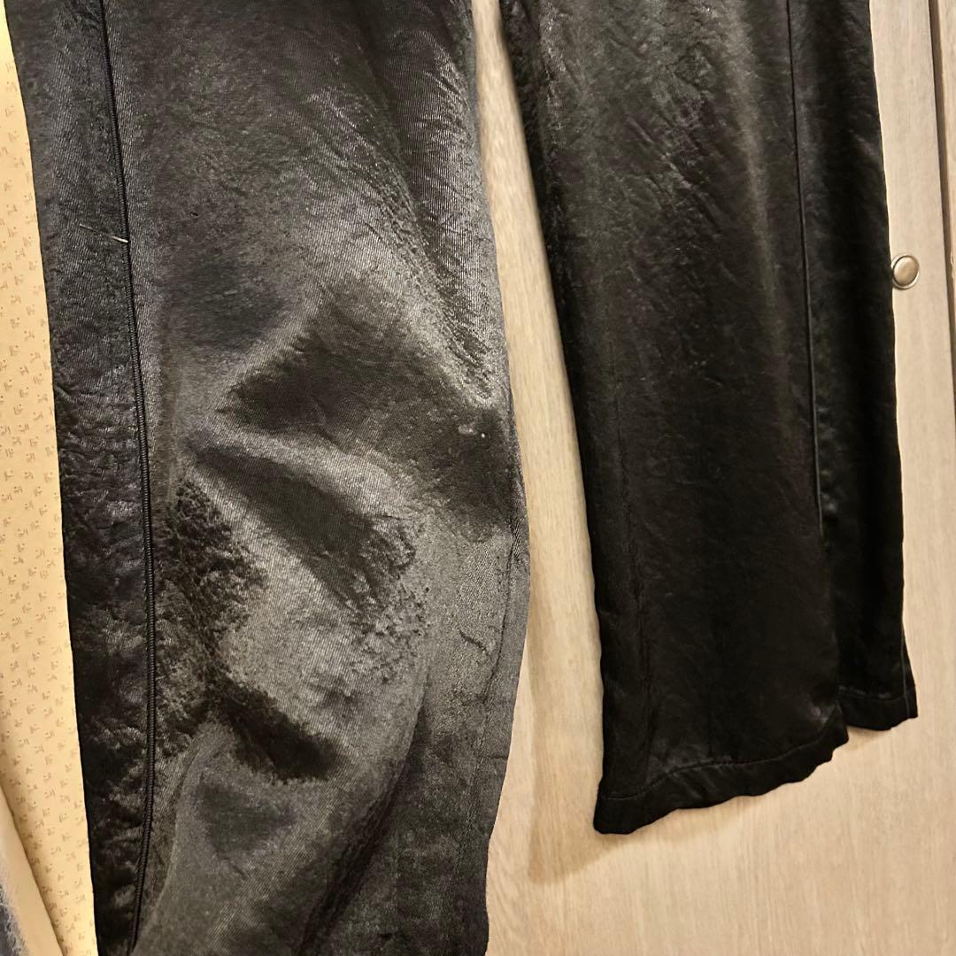 prank project デニムレースブロッキングパンツ 黒 36