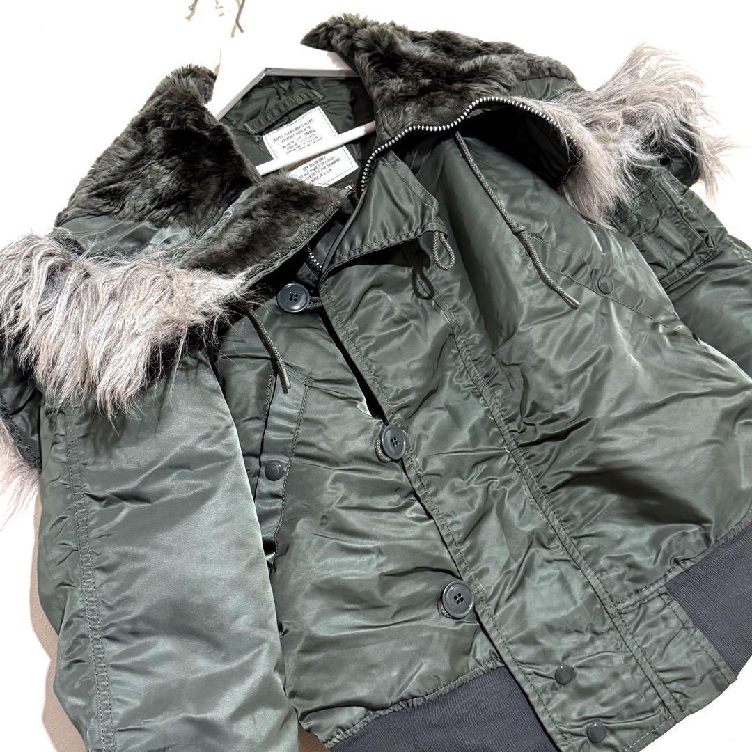 ALPHA N2-B アルファ アメリカ軍 ビンテージ 古着 アメリカ軍 80s