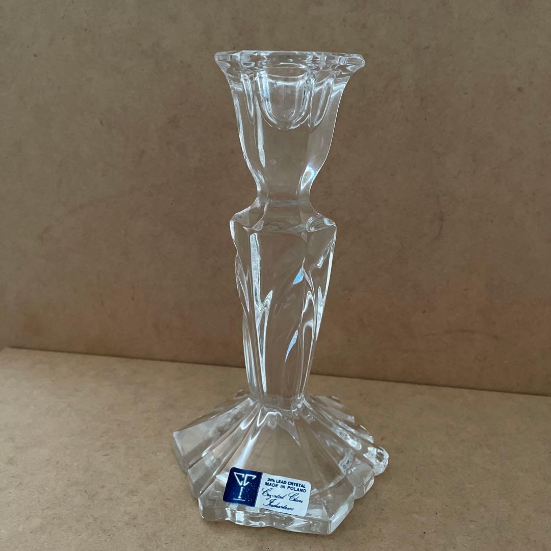 クリスマスセールしました！クリスタルキャンドルスタンド　ポーランド製6脚
