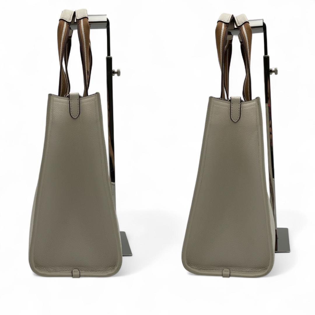 良品 COACH トートバッグ レザー ホワイト スミス 2way CM067