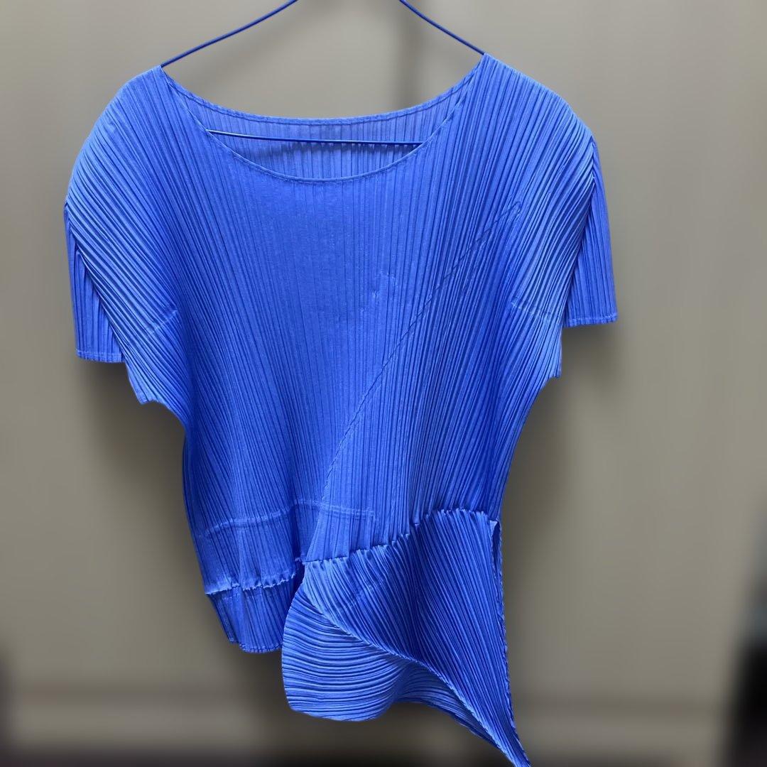 pleats please ブラウス