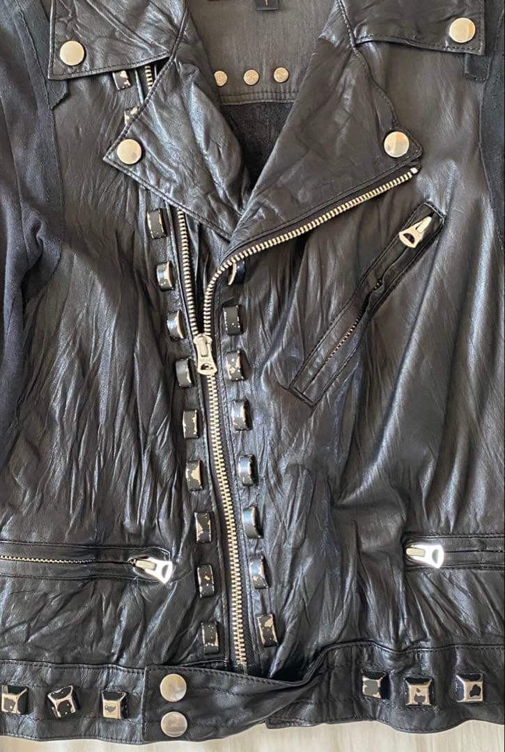 UNDERCOVER ‘06ss\"T\" Klaus Leather Jacket