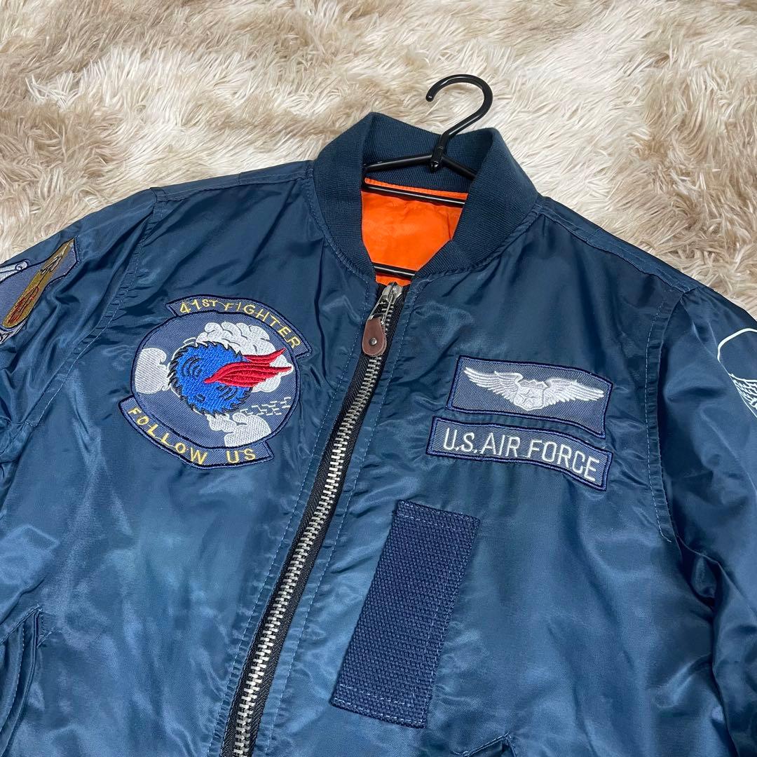 美品 U.S. AIR FORCE MA-1 フライトジャケット ミリタリー