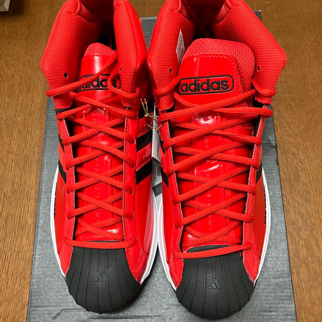 adidas PRO MODEL レッド ブラック ハイカット　29.5cm